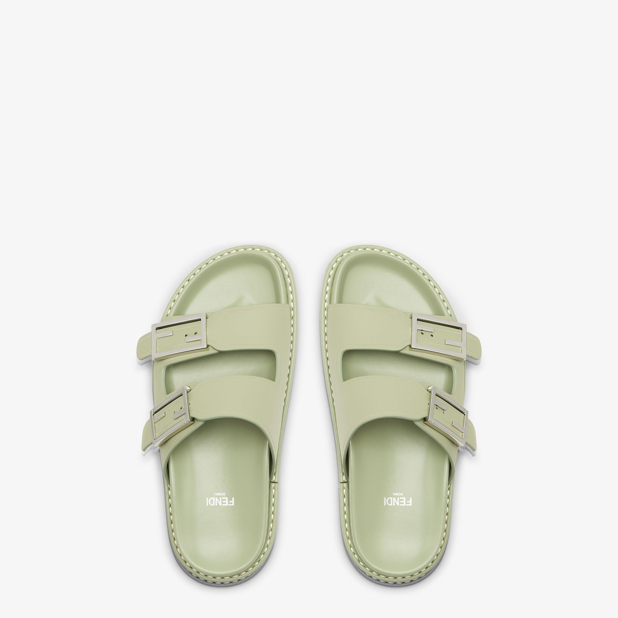 green fendi sandals