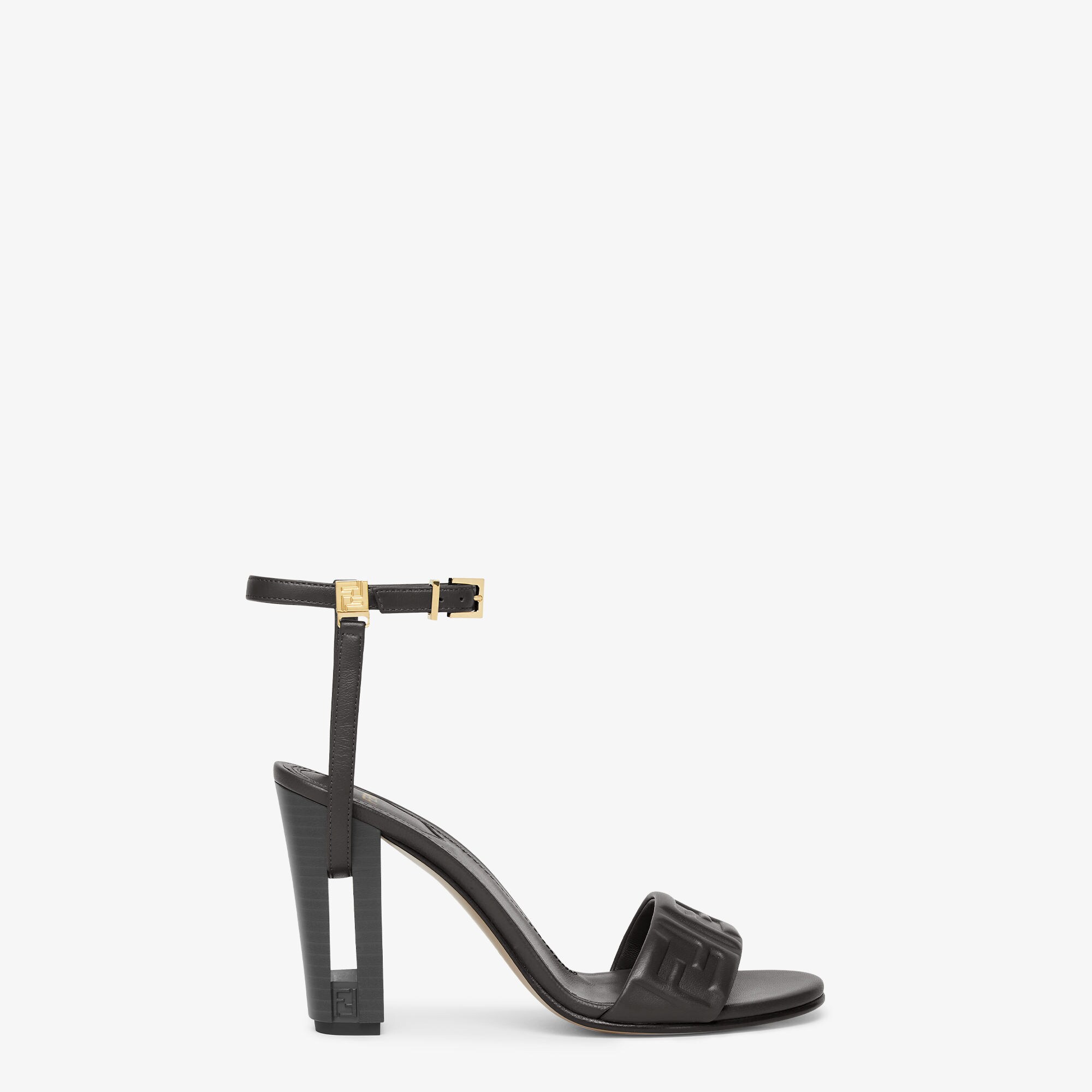 【FENDI】DELFINA SANDAL◆8X8663ABOH Delfina Leather Brown | Fendi