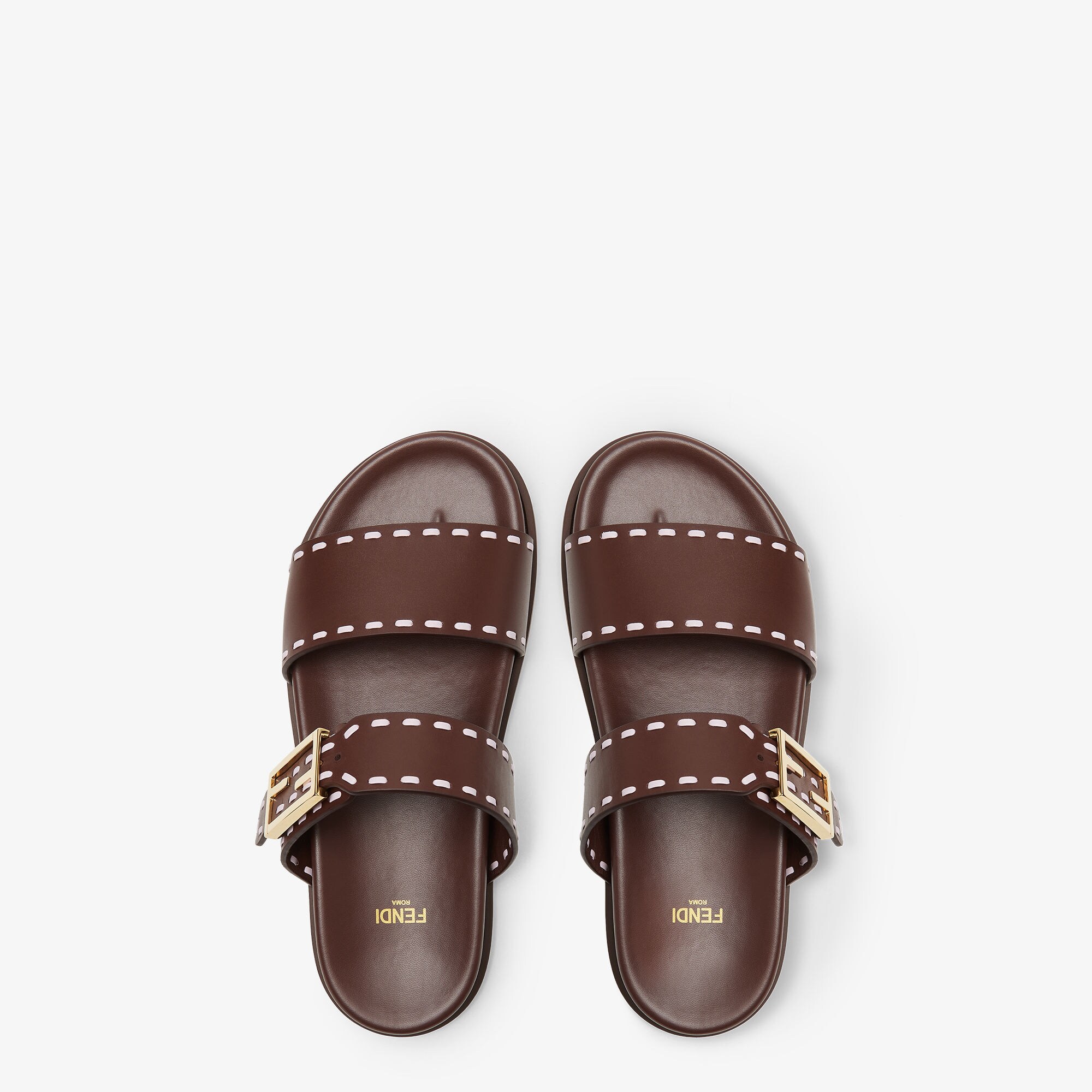 Fendi Feel Leather Brown | Fendi