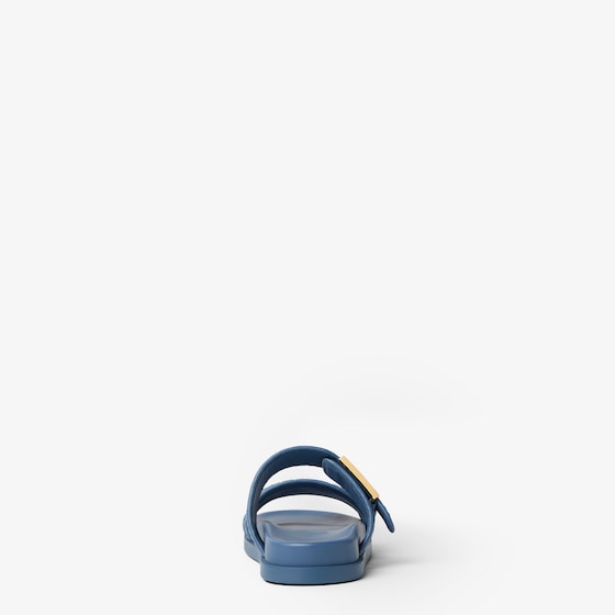 Fendi Double-band flat slides with FF Baguette decorative buckle | Thumbnail 3