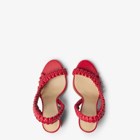 Fendi Asymmetric sandal with wide heel featuring the iconic Arco | Thumbnail 4