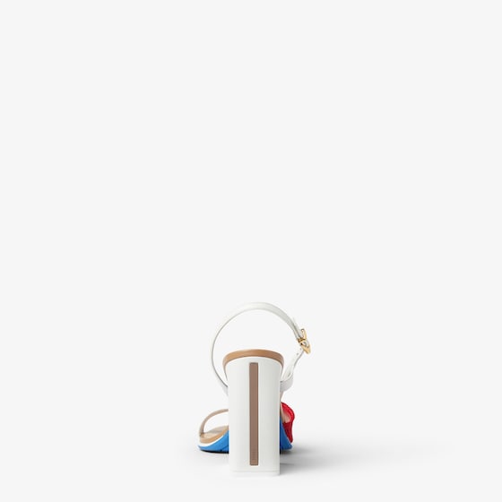 Fendi Asymmetric sandal with wide heel featuring the iconic Arco | Thumbnail 3