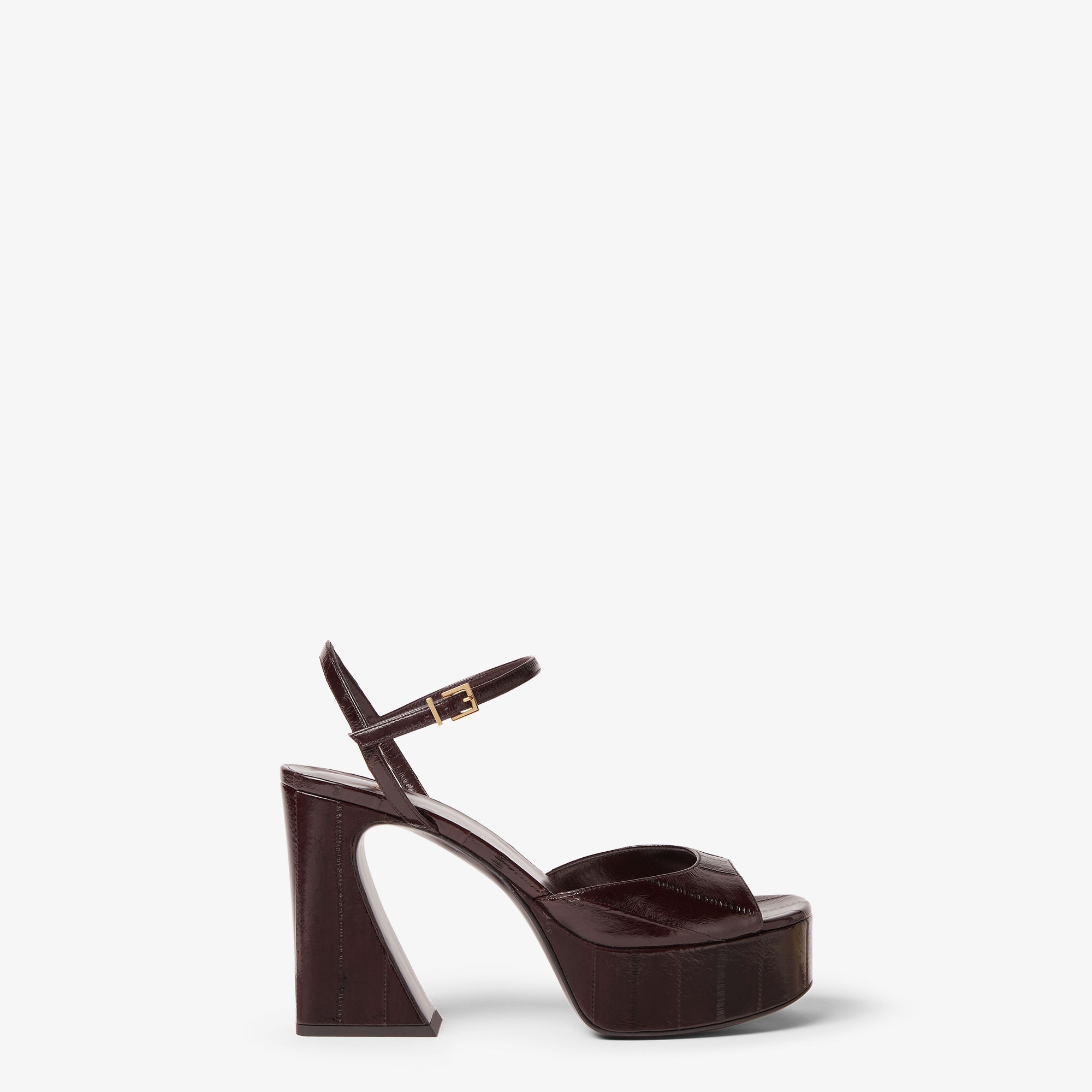 FENDI ダークブラウン 毛皮 ハラコ パンプス Fendi Arco - Brown | FENDI US