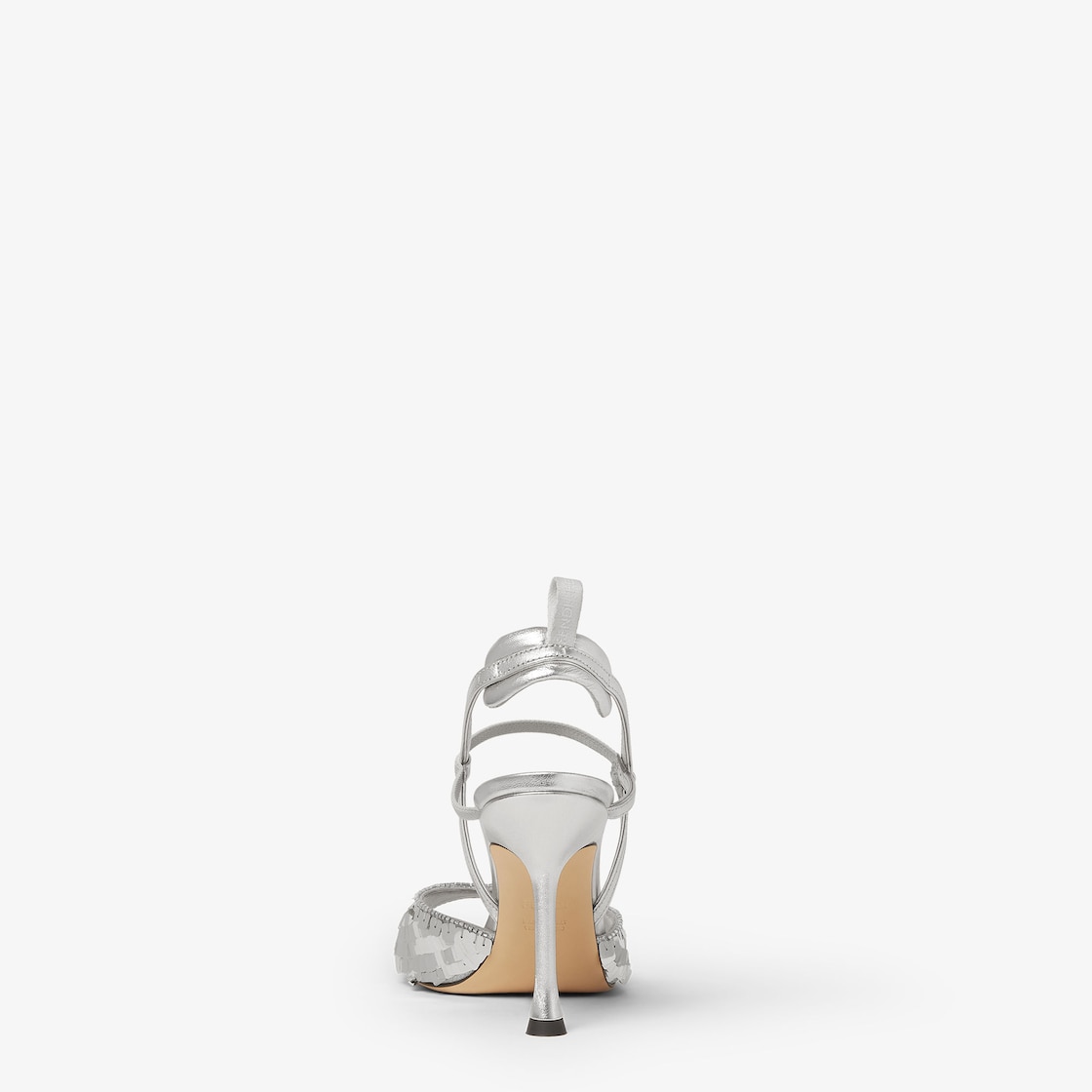 Very Colibrì Silver metallic nappa leather high-heeled sandals Silver - Image 3/4