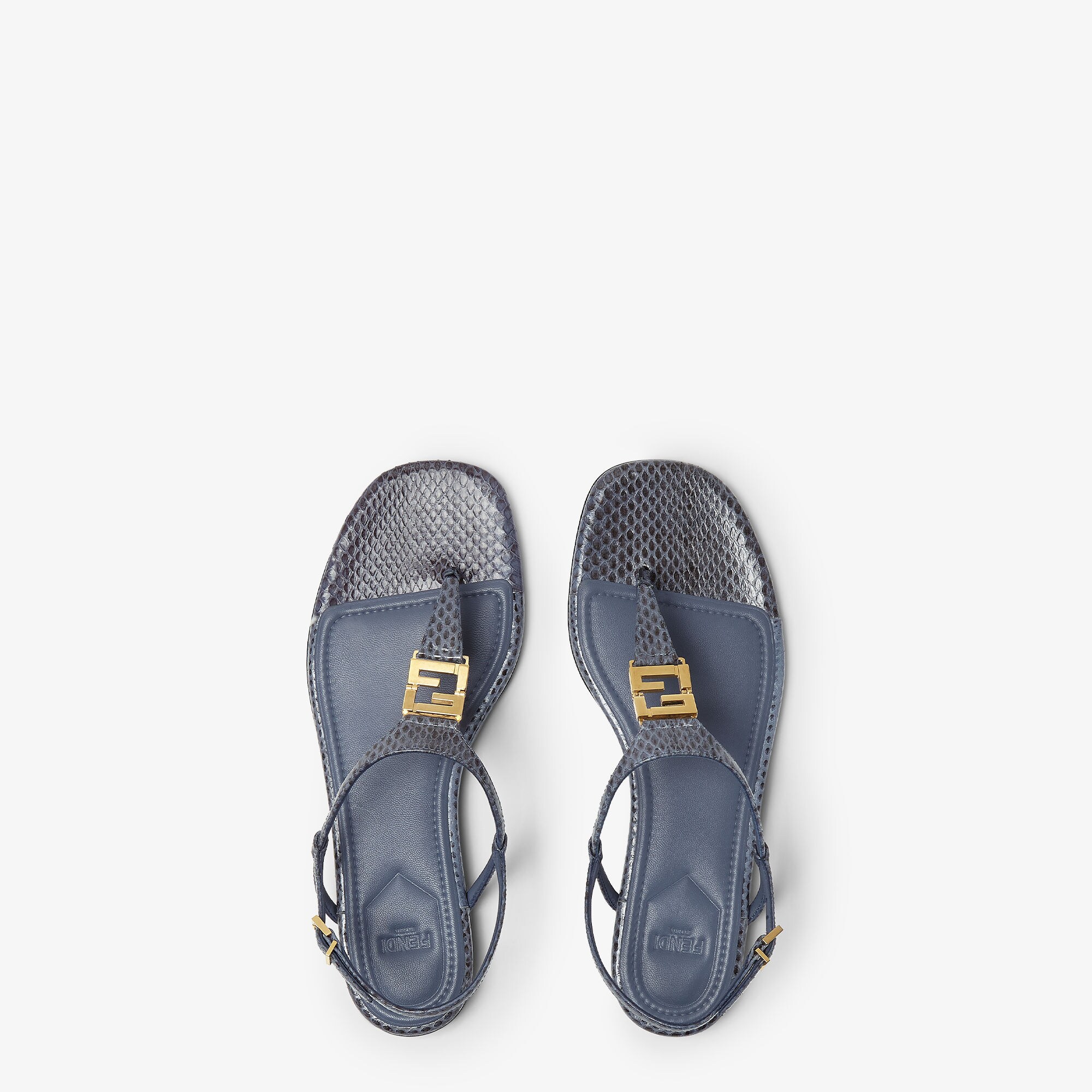 【関税&送料込】Fendi Fendi Ayers Thong Sandals Fendi Fling Precious skin Brown | Fendi