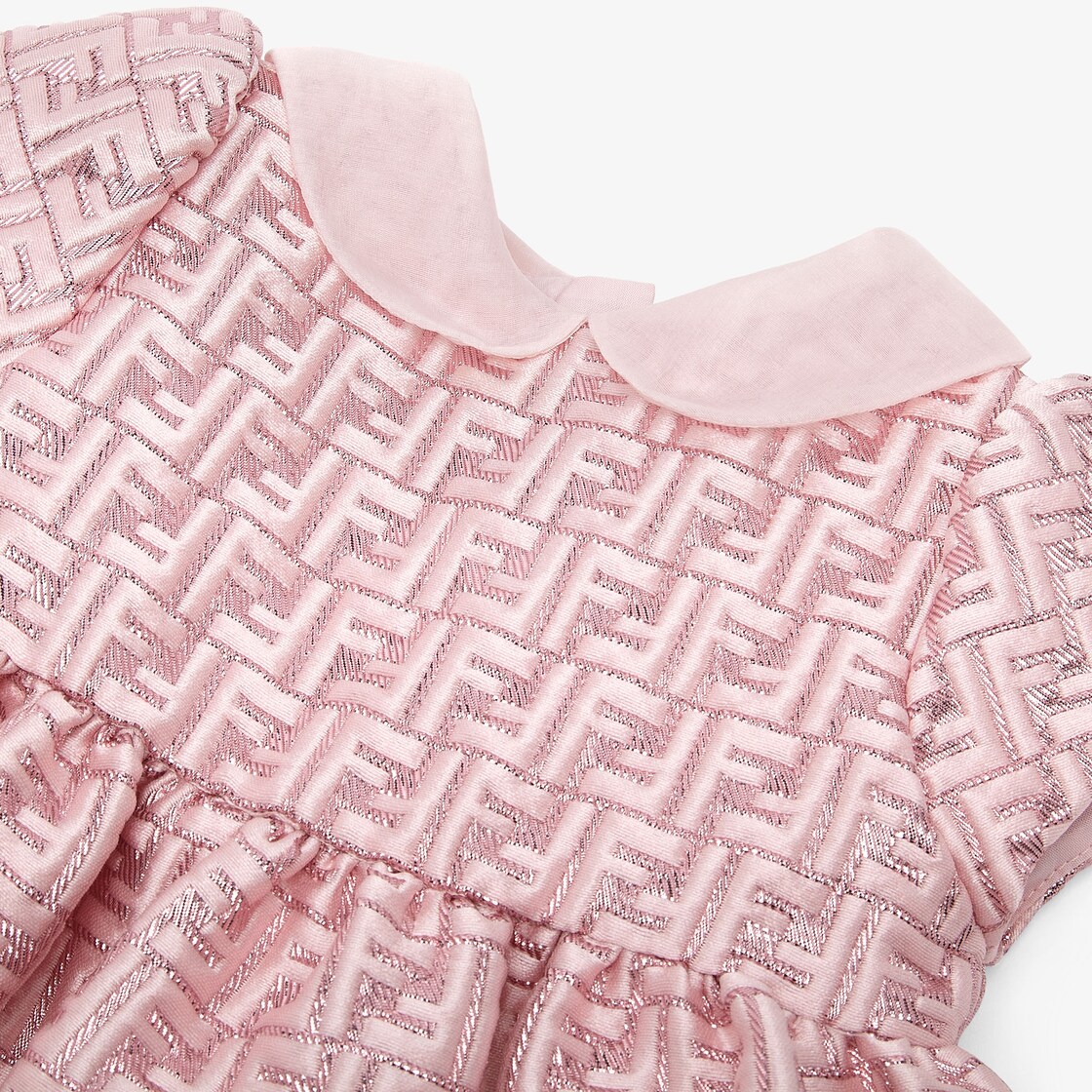 Baby Dress Fabric Pink | Fendi