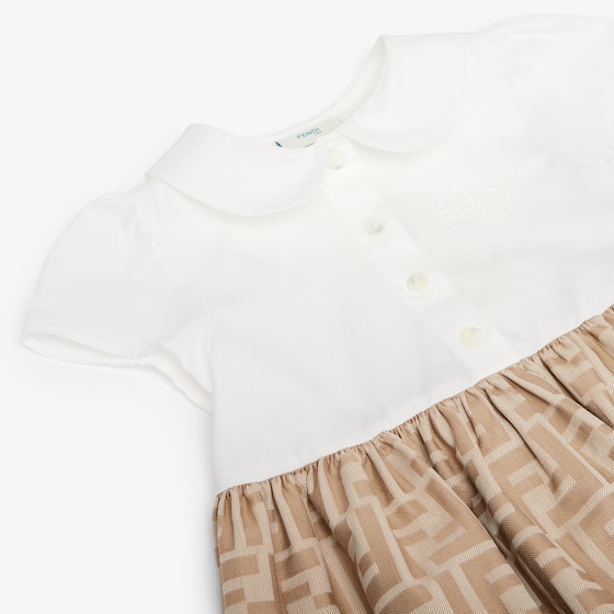 Fendi Baby dress with white poplin top and dainty buttons | Thumbnail 3