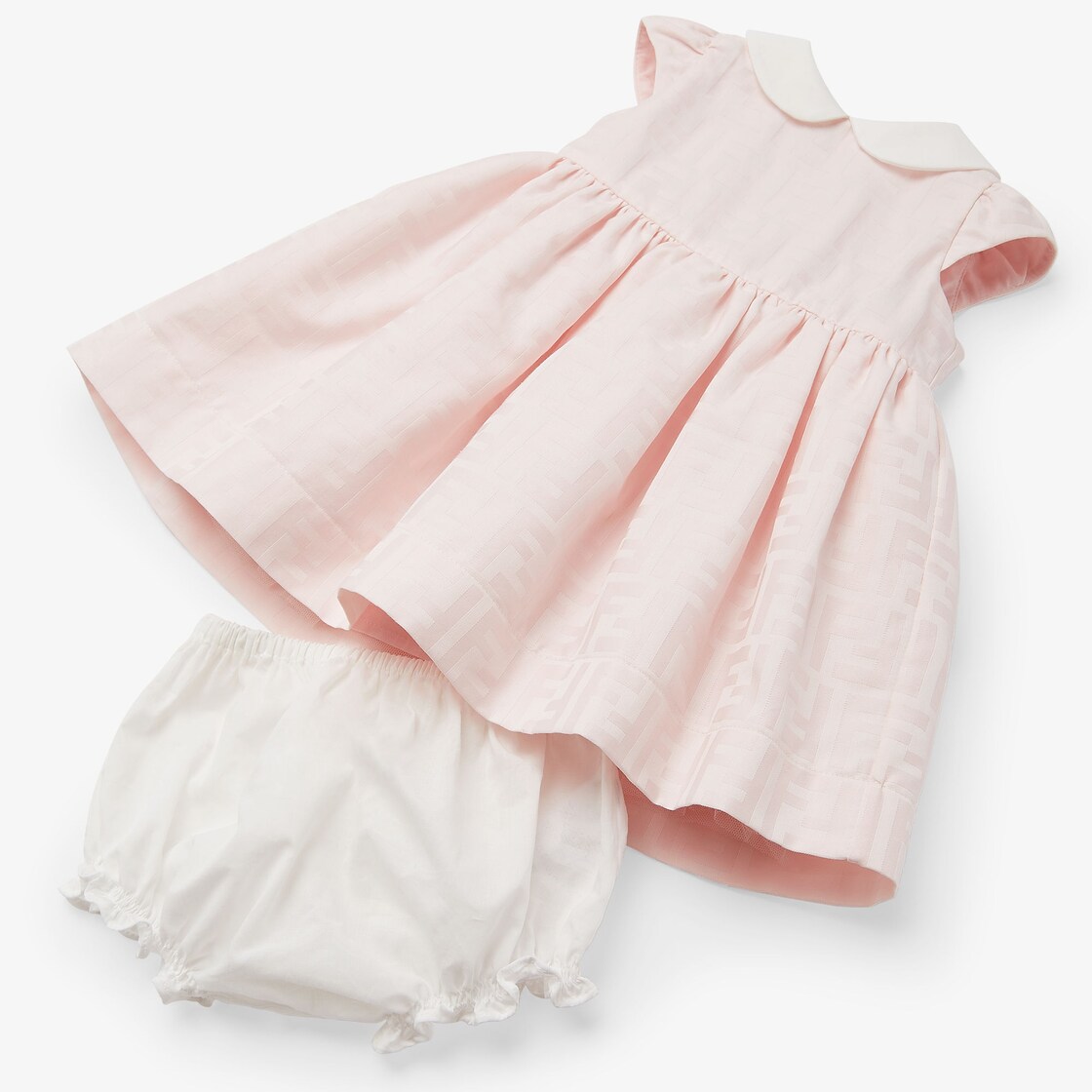 Baby Dress Cotton Pink - Image 3/3