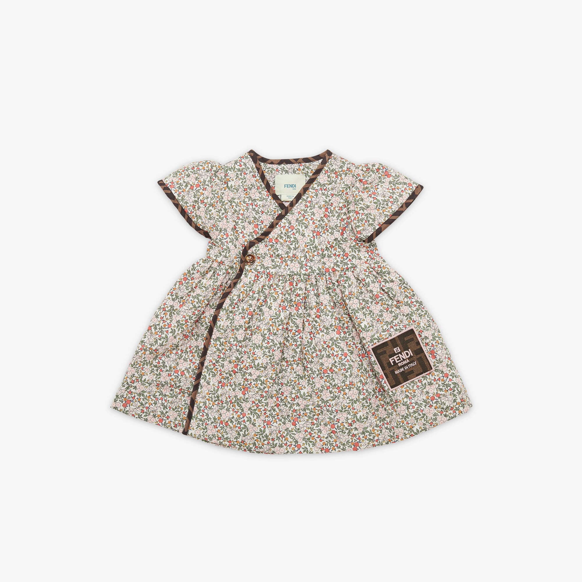 FENDI Cotton dress with ff motif コットン ワンピース Dress Cotton Red | Fendi