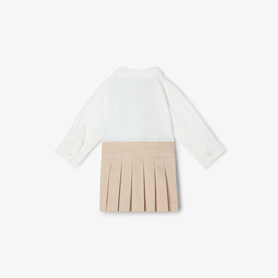 Fendi Baby dress with white cotton poplin long-sleeved shirt | Thumbnail 2
