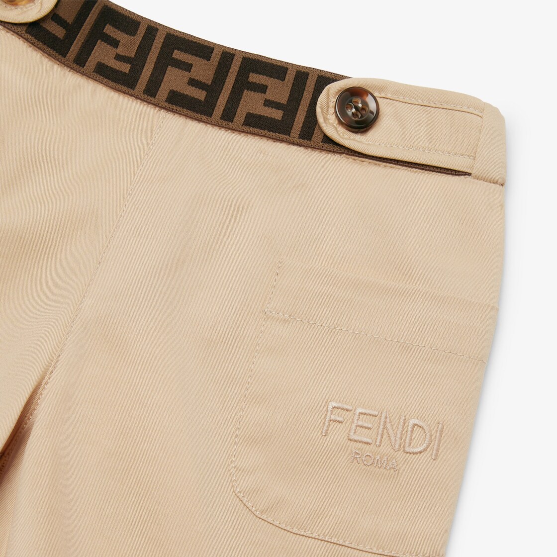 Baby trousers Cotton Beige - Image 3/3