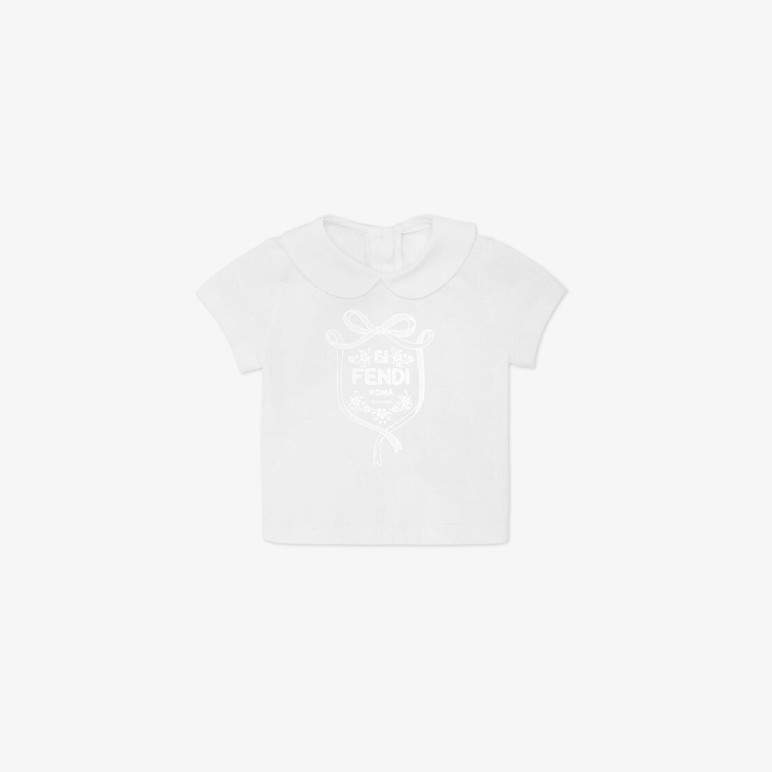 Baby T-Shirt Cotton White - Image 1/3