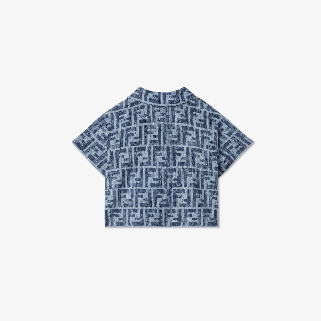 Baby shirt Linen Blue - Image 2/3