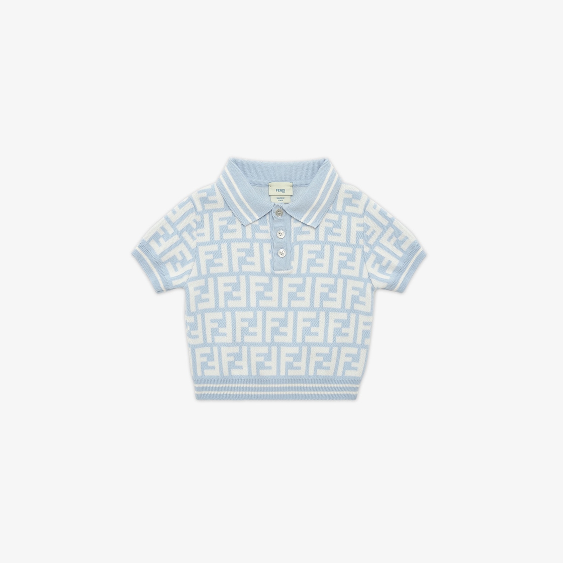 Jersey baby polo shirt