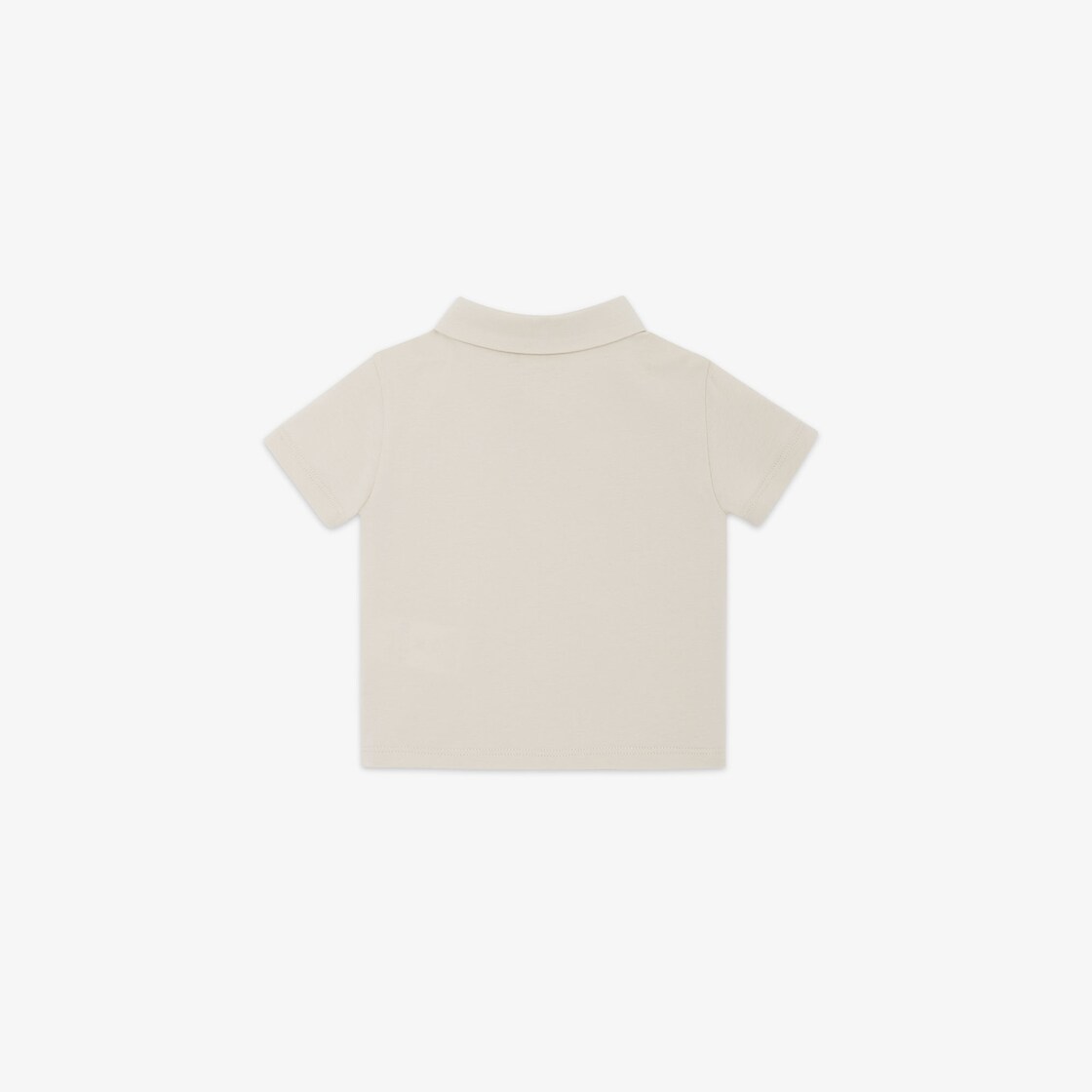 Baby Polo Shirt Cotton Beige - Image 2/3