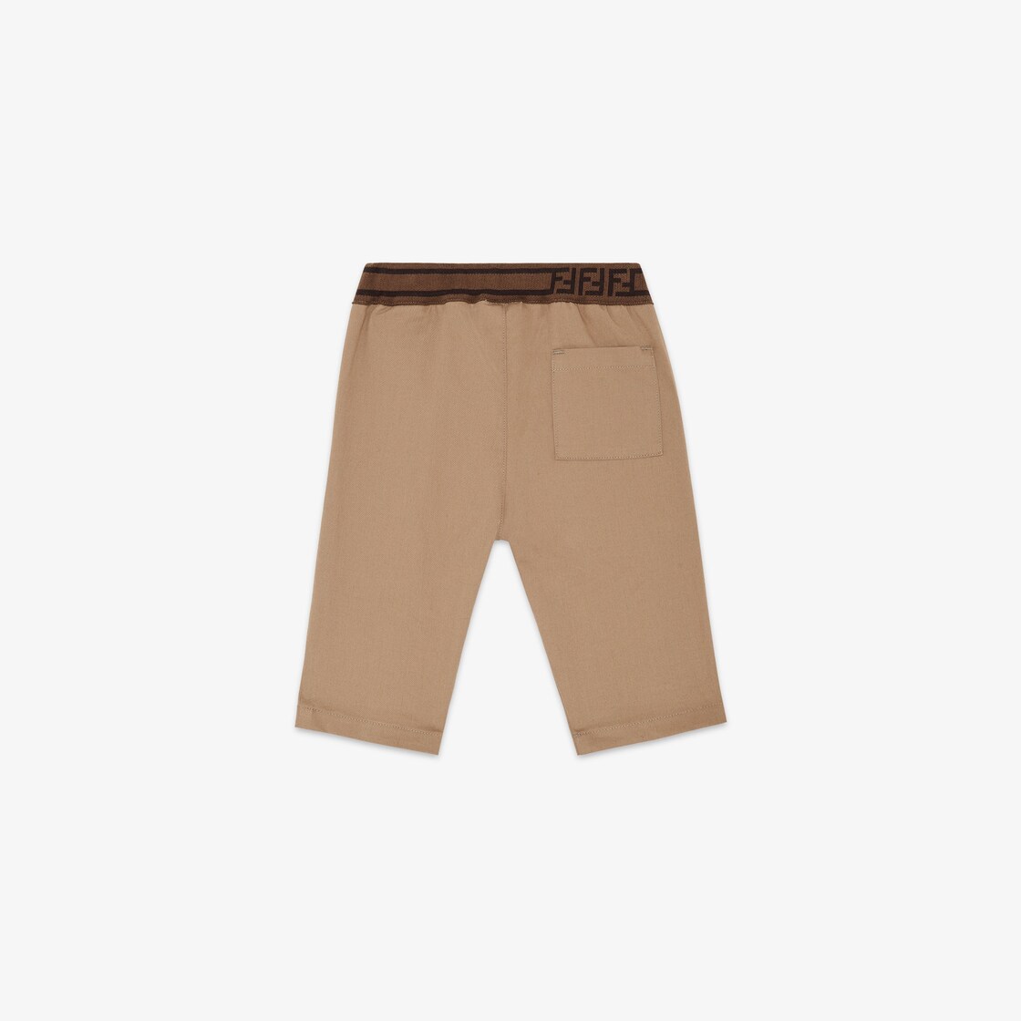 Boys FF Logo Trousers in Beige