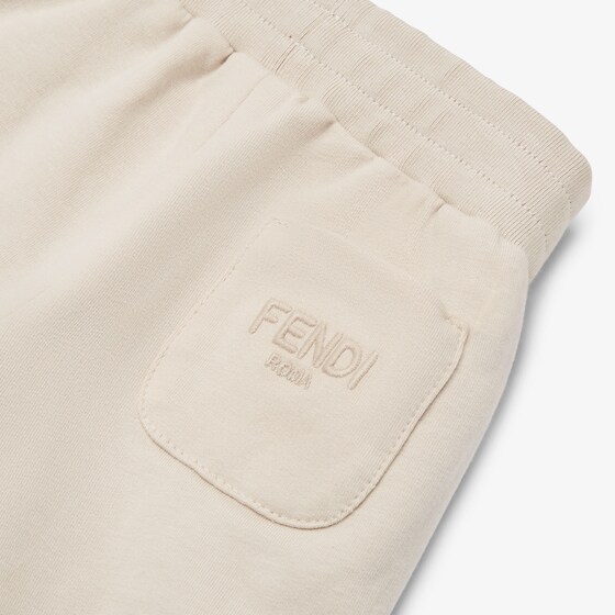 Fendi Reversible baby jogging trousers with drawstring at | Thumbnail 3