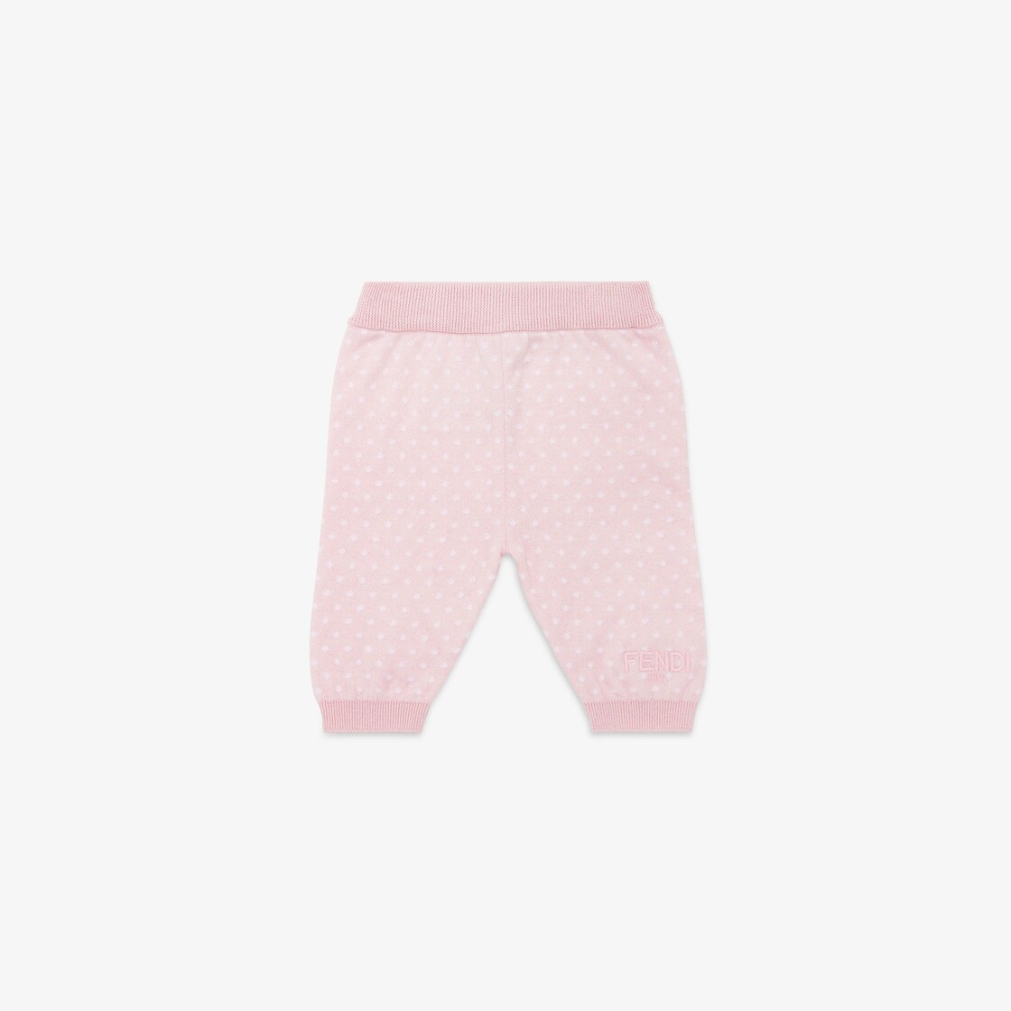 Baby Pants - Pink cotton knit baby pants