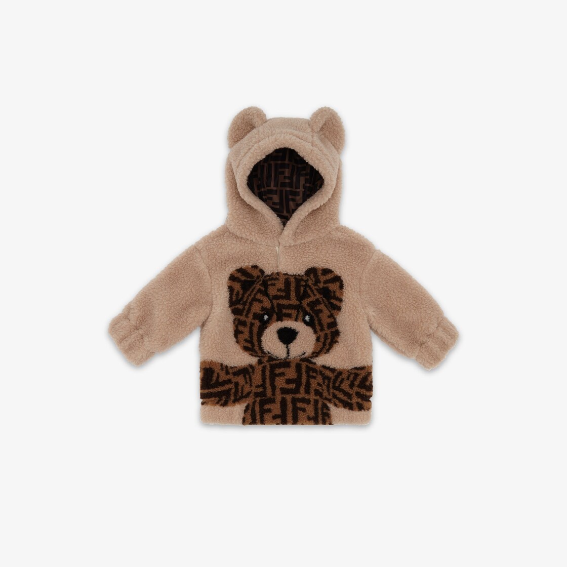 Fendi Baby Unisex Teddy Bear T-shirt Beige - 24M BEIGE - 2023