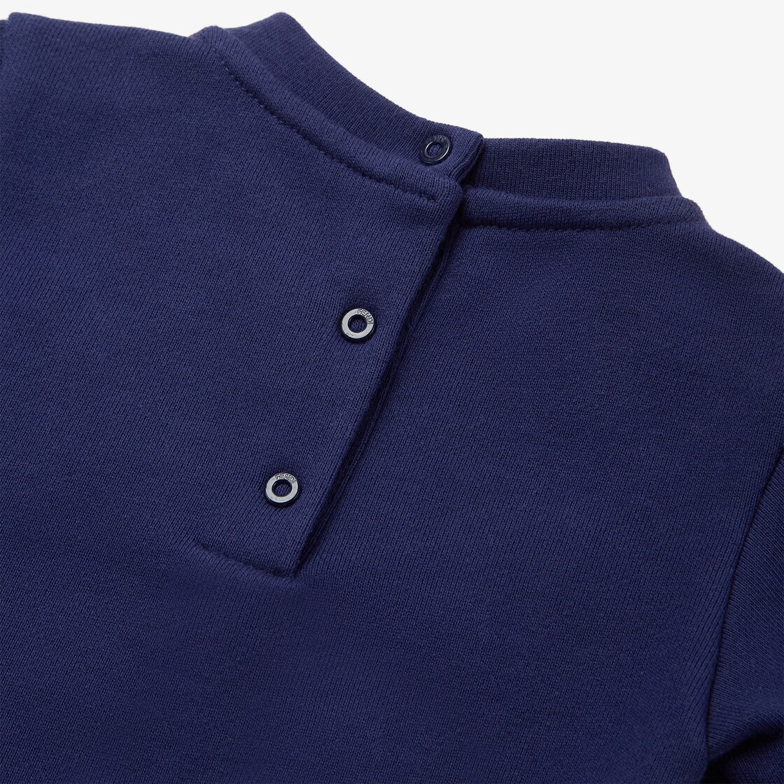 Baby Sweatshirt Cotton Blue - Image 3/3