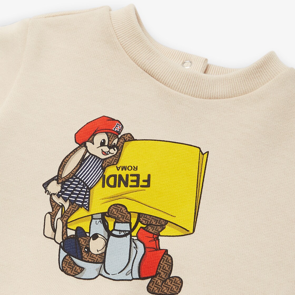 Baby Sweatshirt Cotton Beige - Image 3/3