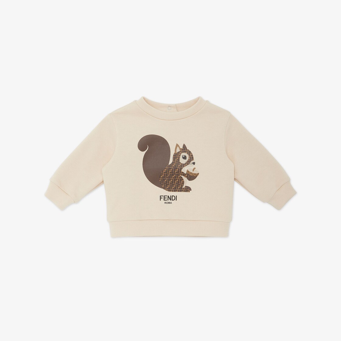 Baby Sweatshirt Cotton Beige - Image 1/3