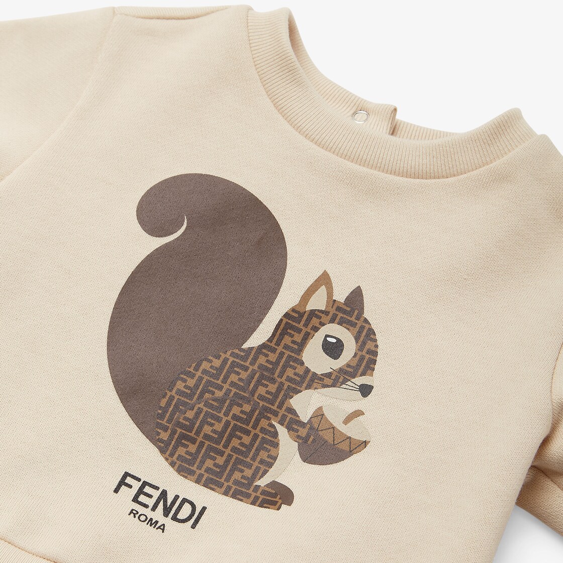 Baby Sweatshirt Cotton Beige - Image 3/3