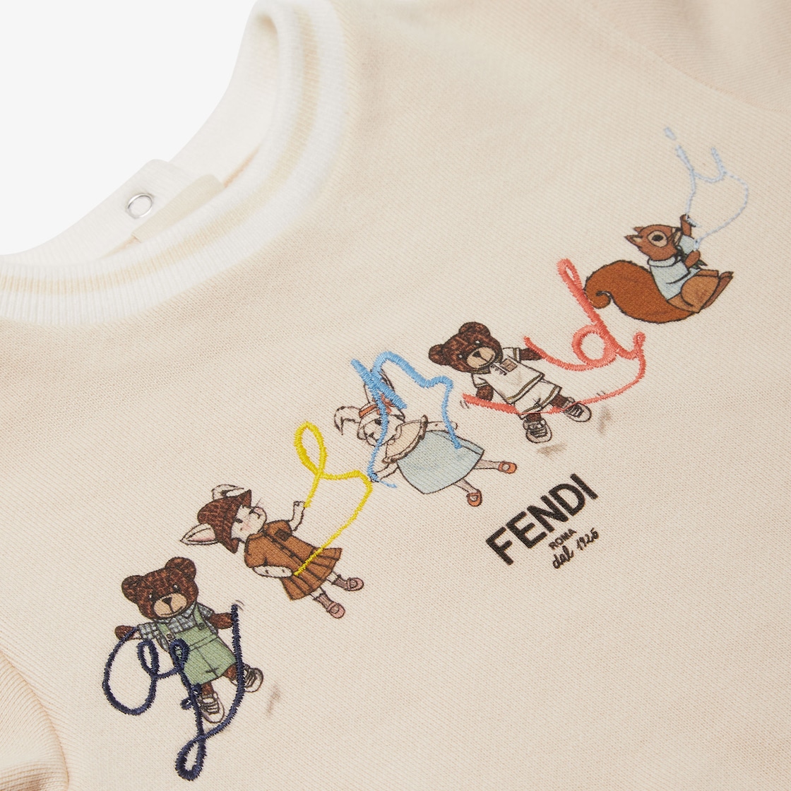 Baby sweatshirt Cotton Beige - Image 3/3