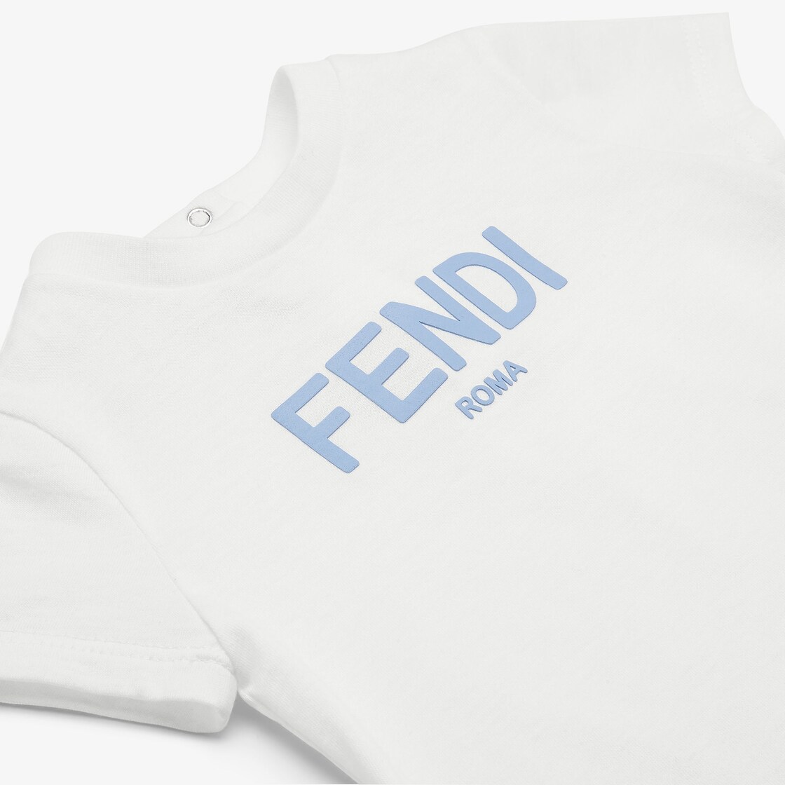 FENDI ROMA LOGO T-SHIRT WHITE