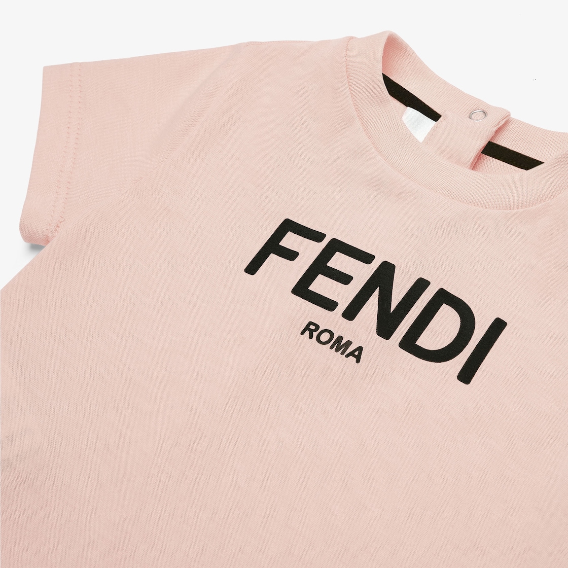 Buy Fendi Fendirama Logo Loose Fit T-Shirt 'Pink' - FAF073 A6J6