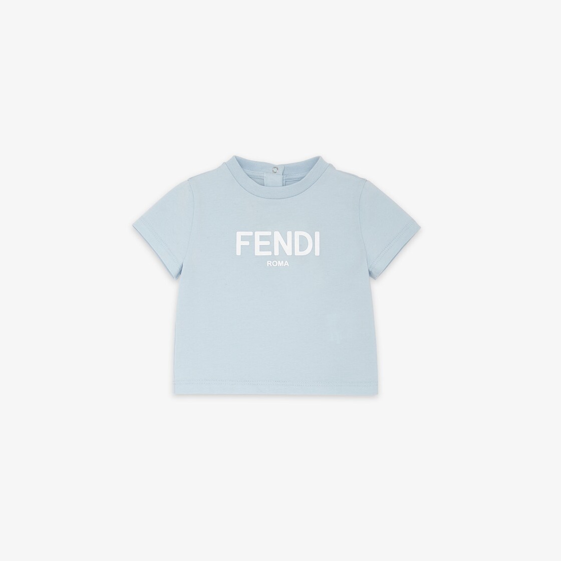 ベビー Tシャツ ファブリック ライトブルー | Fendi