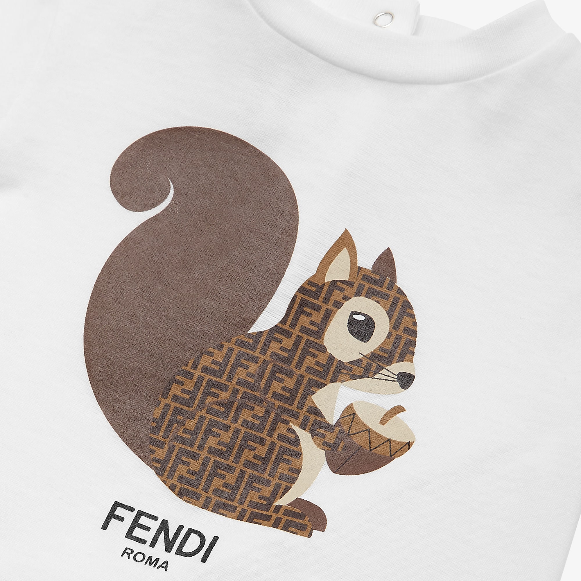 ベビー Tシャツ コットン ホワイト | Fendi ベビー Tシャツ コットン ホワイト | Fendi