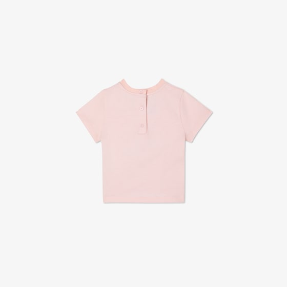 Fendi Pink jersey baby T-shirt featuring a teddy bear print | Thumbnail 2