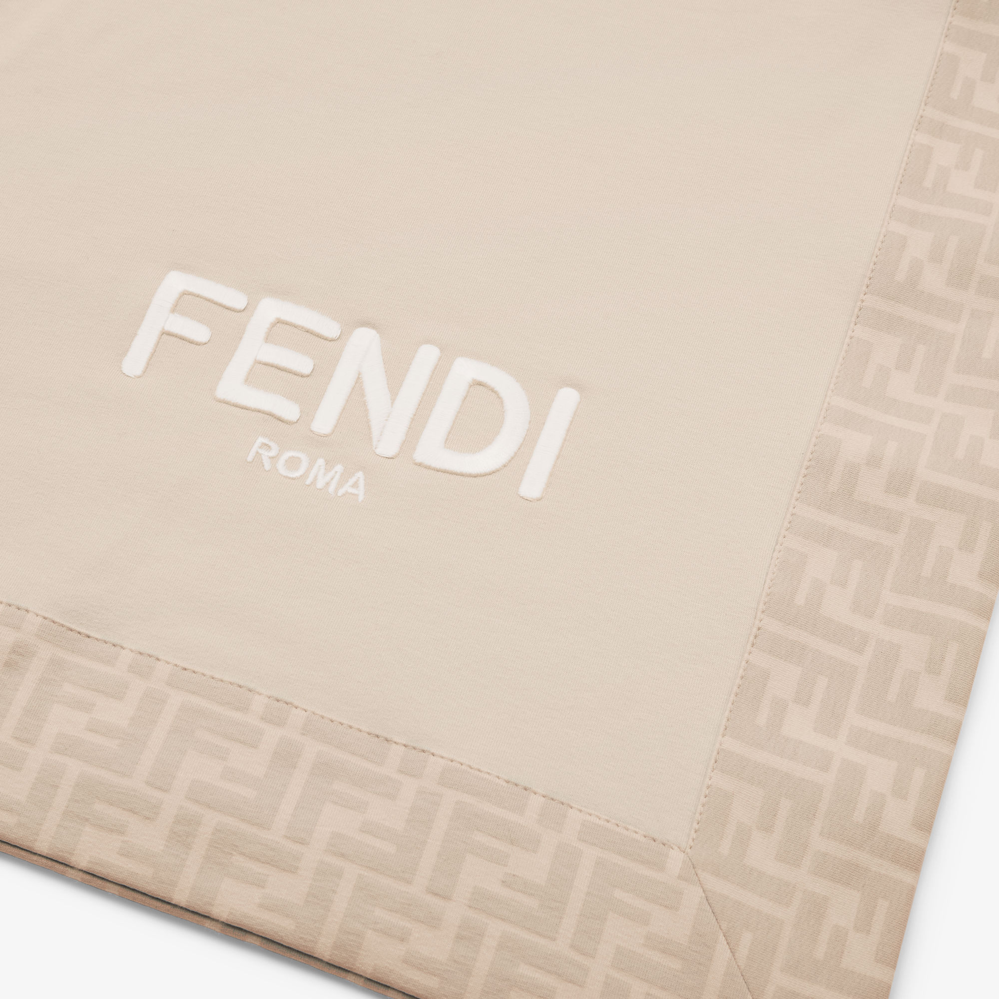 ベビー ブランケット ファブリック ベージュ | Fendi