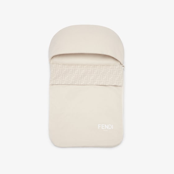 Fendi Baby Sleeping Bag In Neutral