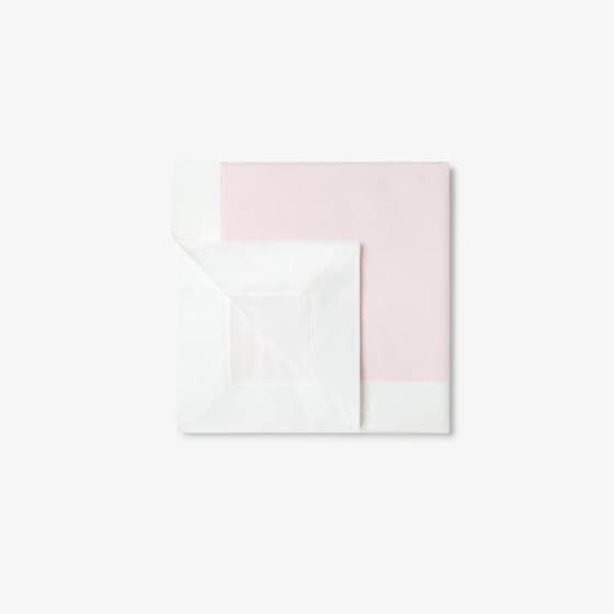 Fendi Pink jersey fleece baby blanket featuring a white edge | Thumbnail 2