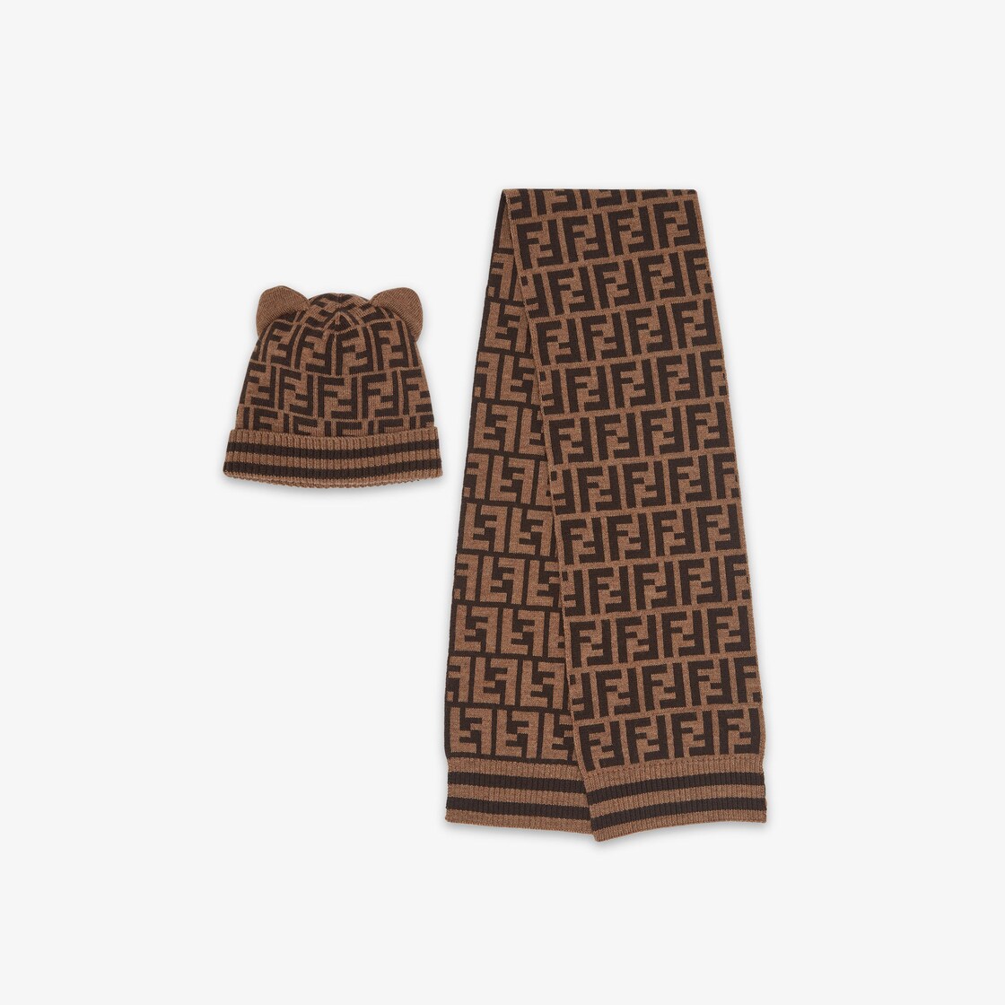 Fendi hat and store scarf set