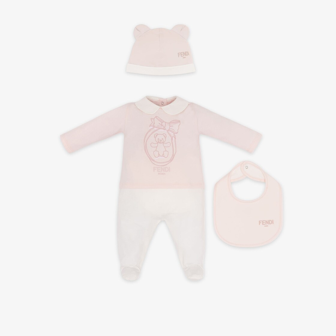 Hugo Boss Baby - Girl Pink Logo Babygrow