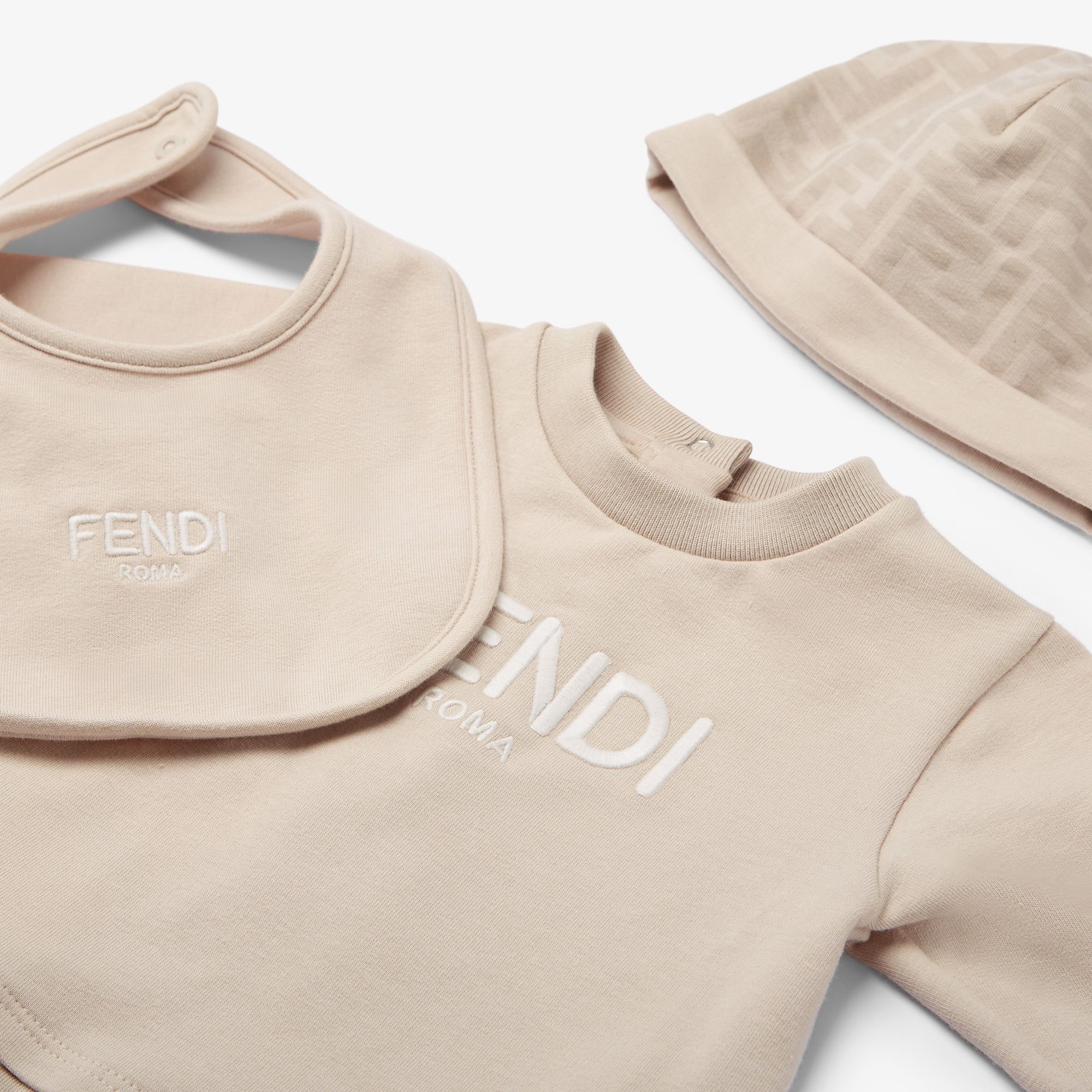 ベビーセット ファブリック ベージュ | Fendi