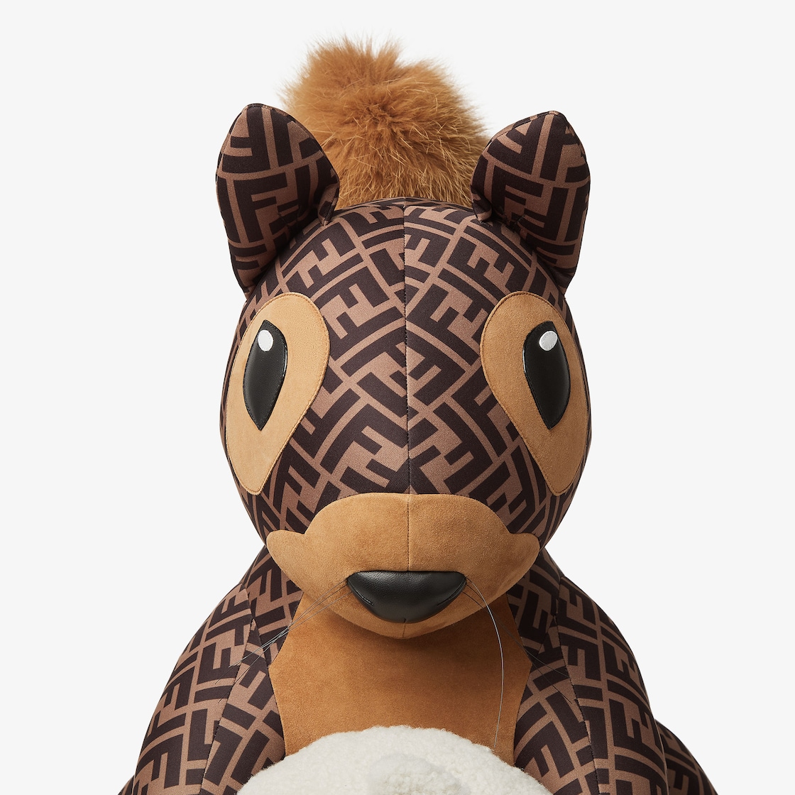 Nylon and fox fur squirrel