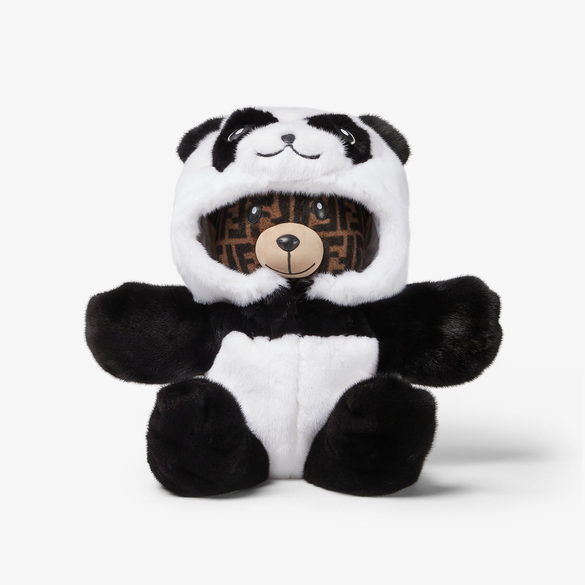Medium Panda teddy bear - Multicolor | FENDI US