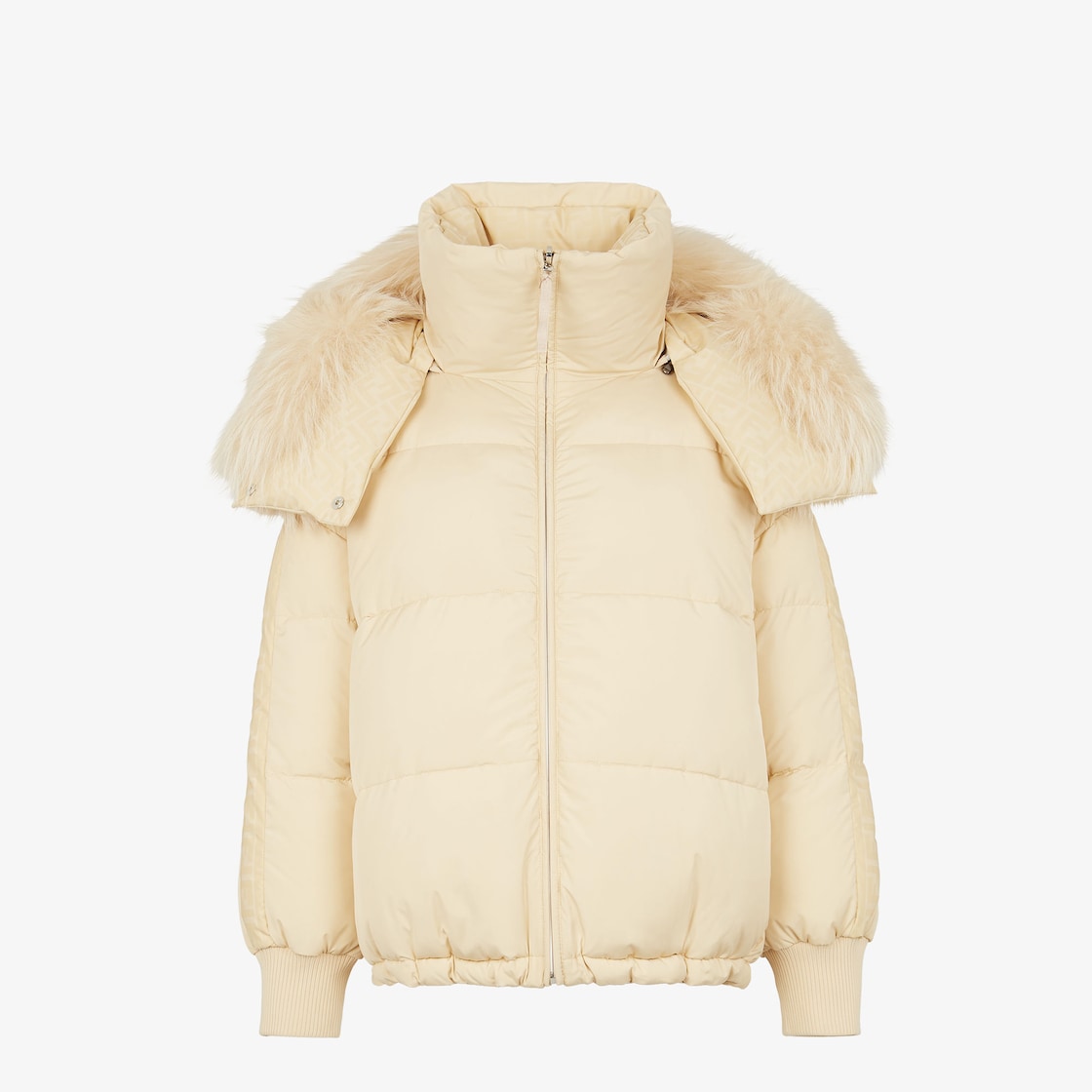 FENDI Reversible hooded printed padded down ski jacket