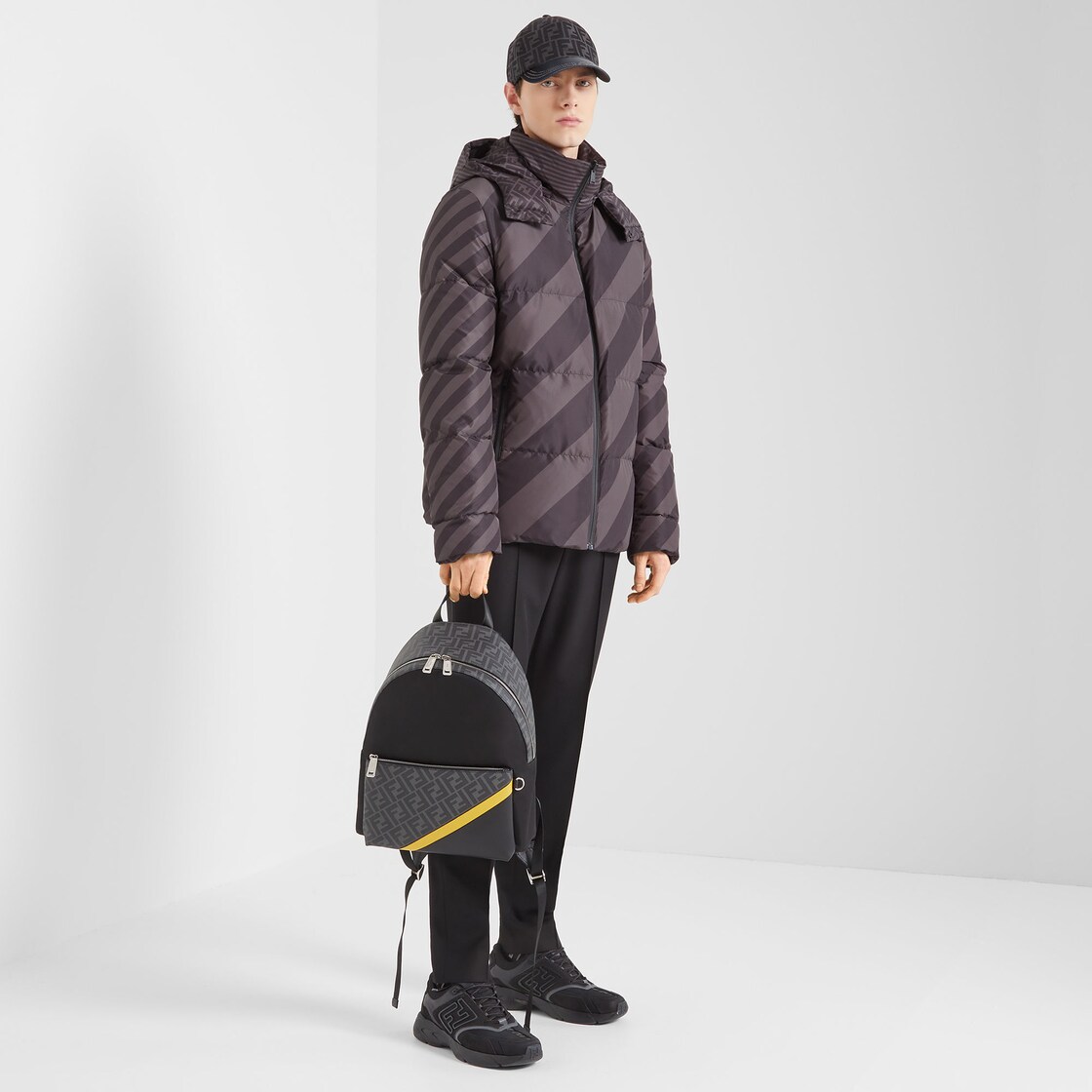 Fendi Reversible Monogram Quilted Down Jacket Release