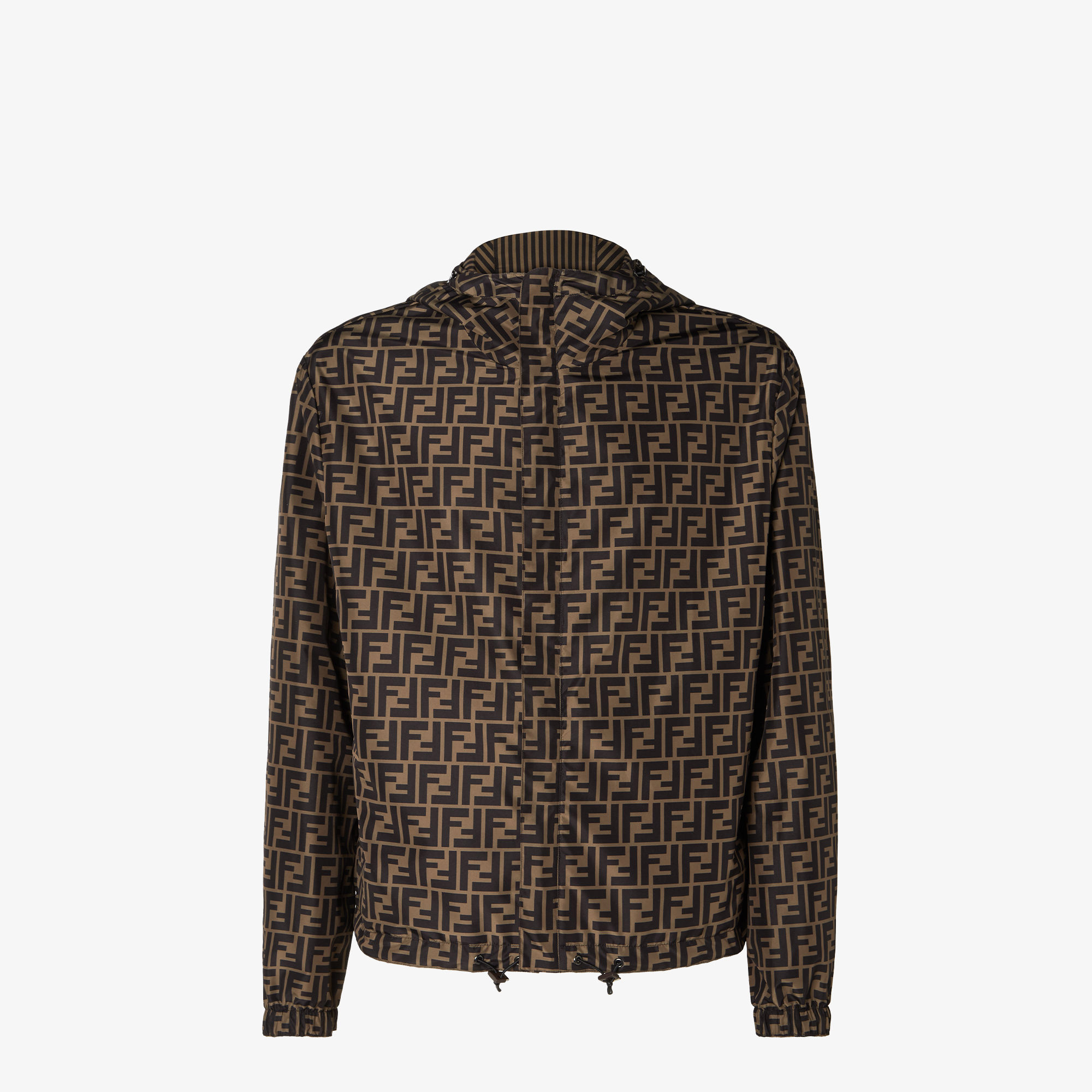 BlousonVeste coupe-vent en nylon marron
