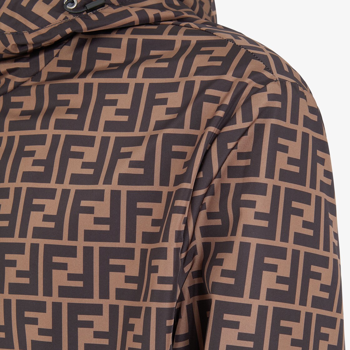 Blouson - Brown nylon windbreaker | Fendi