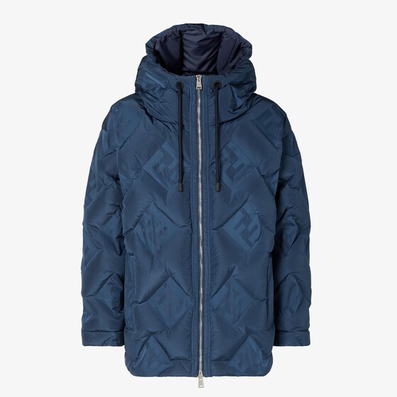 Fendi Down Jacket In Blue