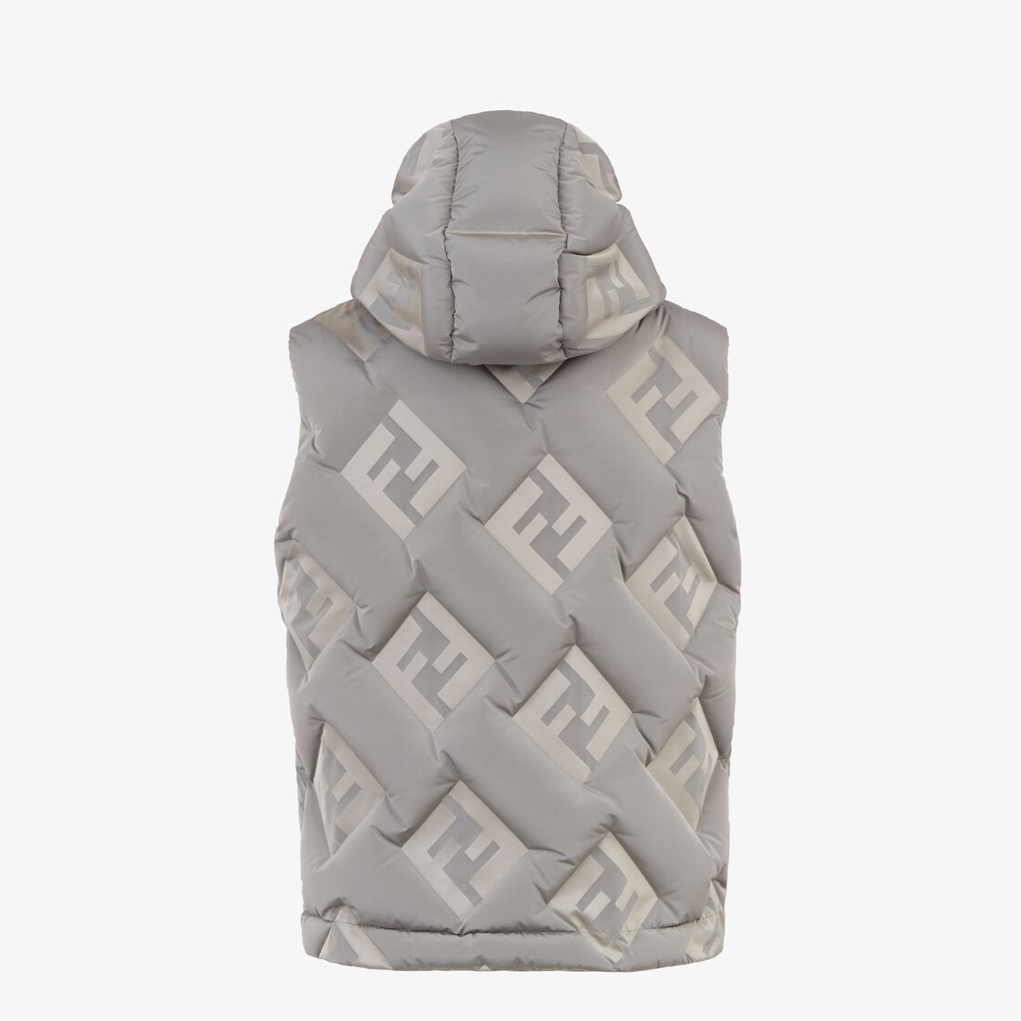 Gilet Grey nylon gilet Fendi