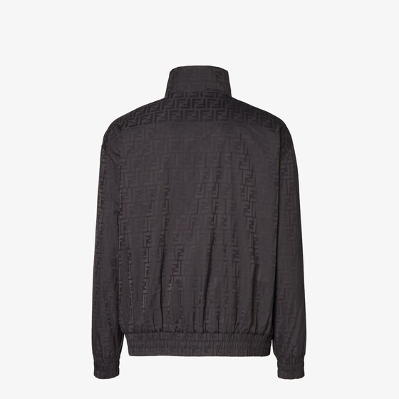 Fendi Padded bomber jacket with high collar and long | Thumbnail 2