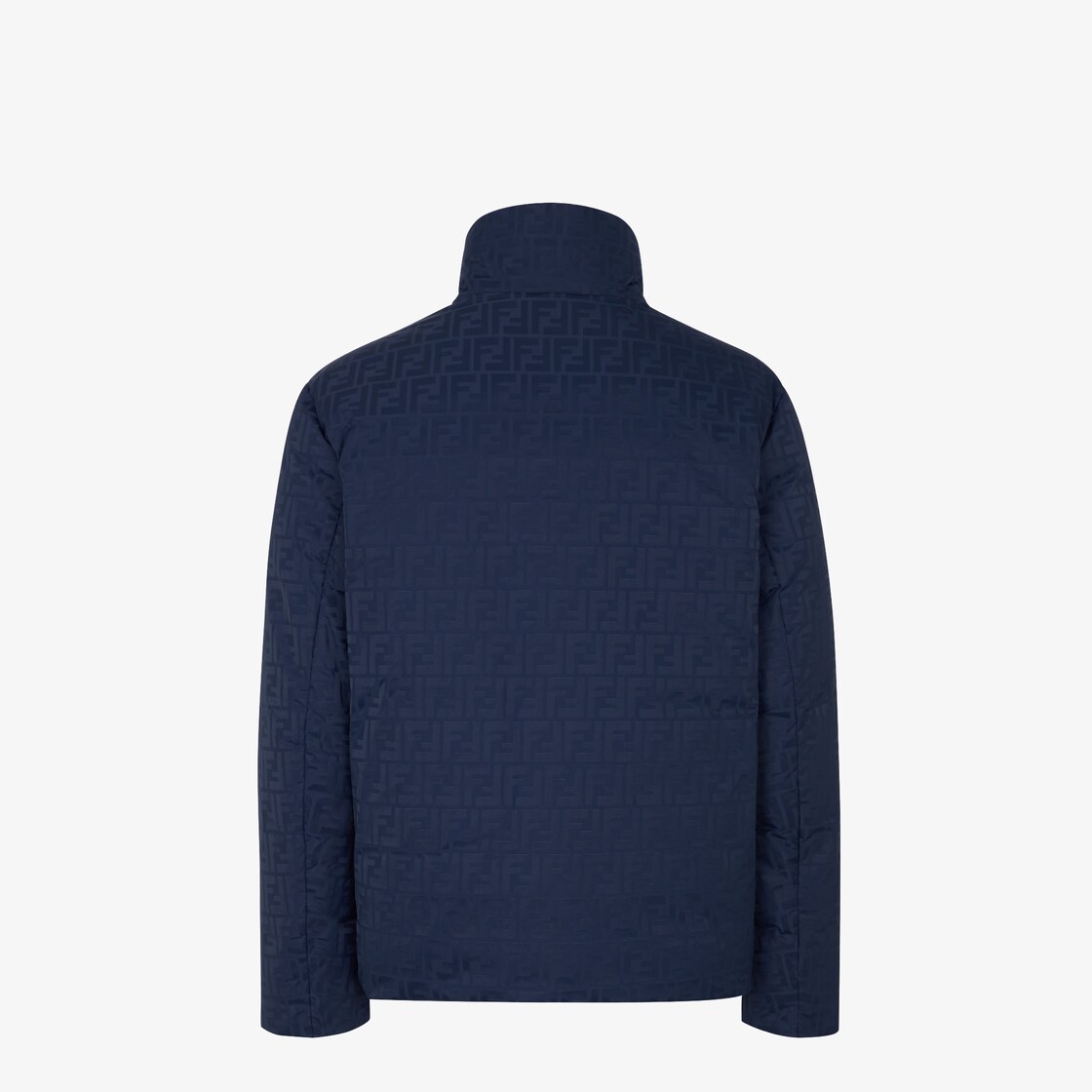 Puffer jacket Blue FF nylon puffer jacket Black - Image 2/5