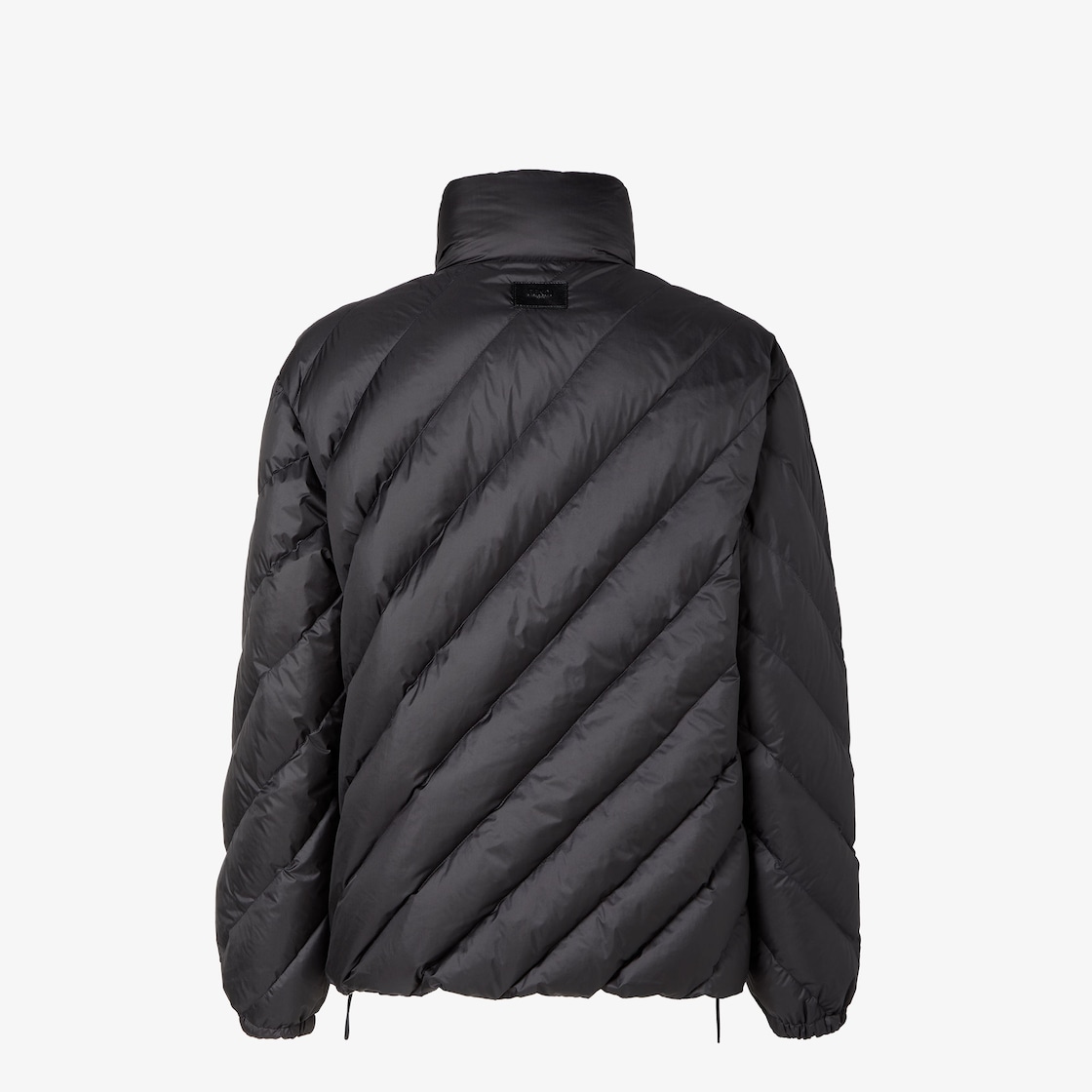 Down Jacket Reversible, black nylon down jacket Black - Image 2/5